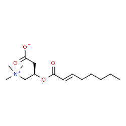 trans-2-Octenoyl-L-carnitine结构式