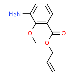 Benzoic acid, 3-amino-2-methoxy-, 2-propenyl ester (9CI) structure