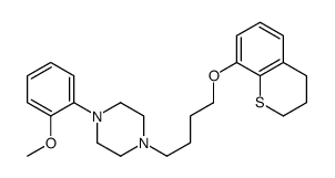 1-[4-(3,4-dihydro-2H-thiochromen-8-yloxy)butyl]-4-(2-methoxyphenyl)piperazine Structure