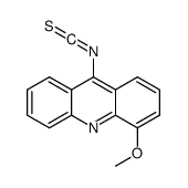 9-isothiocyanato-4-methoxyacridine结构式