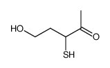 2-Pentanone, 5-hydroxy-3-mercapto- (6CI,7CI,9CI)结构式