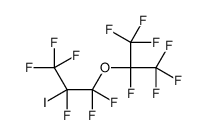 1,1,1,2,3,3,3-heptafluoro-2-(1,1,2,3,3,3-hexafluoro-2-iodopropoxy)propane结构式