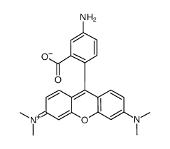 6-amino-3',6'-bis(dimethylamino)spiro[2-benzofuran-3,9'-xanthene]-1-one结构式