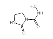 1-Imidazolidinecarboxamide,N-methyl-2-oxo- structure