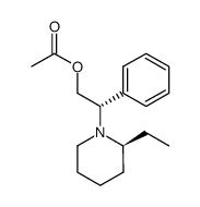 (S)-2-((S)-2-ethylpiperidin-1-yl)-2-phenylethyl acetate Structure