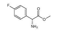 METHYL D-2-(4-FLUOROPHENYL)GLYCINATE structure