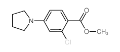 Methyl 2-Chloro-4-(1-pyrrolidinyl)benzoate picture