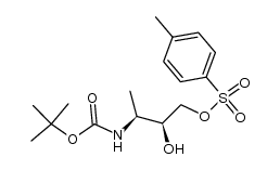 (2S,3S)-3-tert-butoxycarbonylamino-1-tosyloxy-2-butanol Structure