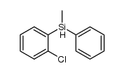 o-chlorophenylphenylmethylsilane Structure