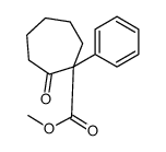 methyl 2-oxo-1-phenylcycloheptane-1-carboxylate Structure