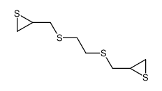 2-[2-(thiiran-2-ylmethylsulfanyl)ethylsulfanylmethyl]thiirane结构式