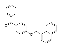 [4-(naphthalen-1-ylmethoxy)phenyl]-phenylmethanone结构式