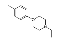 N,N-diethyl-2-(4-methylphenoxy)ethanamine Structure