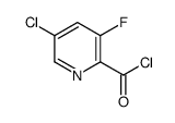 2-Pyridinecarbonylchloride,5-chloro-3-fluoro-(9CI) Structure