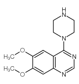 6,7-二甲氧基-4-哌嗪-1-基-喹唑啉图片