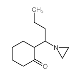 2-[1-(aziridin-1-yl)butyl]cyclohexan-1-one Structure