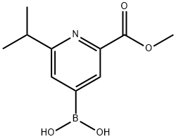 [2-(methoxycarbonyl)-6-(iso-propyl)pyridin-4-yl]boronic acid picture