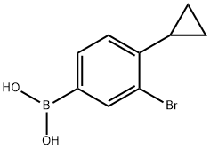 (3-bromo-4-cyclopropylphenyl)boronic acid picture