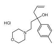 3-(4-methylphenyl)-1-morpholin-4-ylhex-5-en-3-ol,hydrochloride Structure