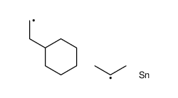 Cyclohexylethylisopropyl(methyl)stannane结构式