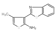 2-(2-AMINO-4-METHYLTHIEN-3-YL)BENZOTHIAZOLE structure