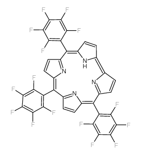 5,10,15-tri(pentafluorophenyl)corrole结构式