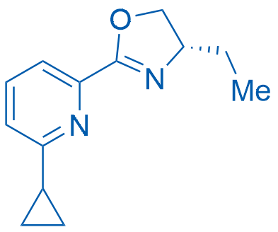 (S)-2-(6-环丙基吡啶-2-基)-4-乙基-4,5-二氢恶唑图片