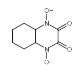 1,4-DIHYDROXYOCTAHYDROQUINOXALINE-2,3-DIONE structure