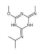 2-Isopropylamino-4-methoxy-6-methylamino-1,3,5-triazine结构式