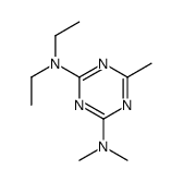 2-N,2-N-diethyl-4-N,4-N,6-trimethyl-1,3,5-triazine-2,4-diamine Structure