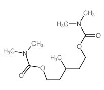 Carbamic acid,dimethyl-, 3-methylpentamethylene ester (8CI)结构式