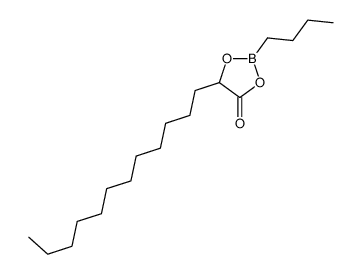 2-butyl-5-dodecyl-1,3,2-dioxaborolan-4-one结构式