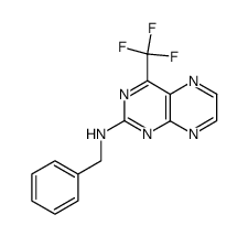 N-Benzyl-4-(trifluoromethyl)pteridin-2-amine Structure