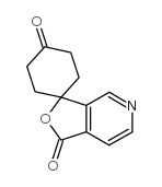 螺[环己烷-1,3(1H)-呋喃并[3,4-c]吡啶]-1,4-二酮结构式