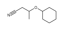 3-Cyclohexyloxy-butyronitril结构式