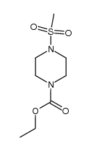 4-methanesulfonyl-piperazine-1-carboxylic acid ethyl ester结构式