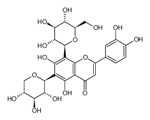 2-(3,4-Dihydroxyphenyl)-8-β-D-glucopyranosyl-5,7-dihydroxy-6-β-D-xylopyranosyl-4H-1-benzopyran-4-one picture