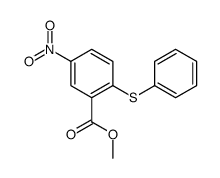 METHYL 5-NITRO-2-(PHENYLTHIO)BENZOATE结构式