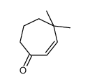 4,4-dimethylcyclohept-2-en-1-one Structure