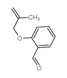 2-((2-甲基烯丙基)氧基)苯甲醛结构式