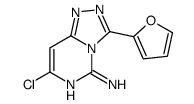 7-chloro-3-(furan-2-yl)-[1,2,4]triazolo[4,3-c]pyrimidin-5-amine Structure