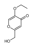 5-ethoxy-2-(hydroxymethyl)pyran-4-one结构式