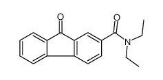 N,N-diethyl-9-oxofluorene-2-carboxamide结构式