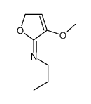 (2E)-3-Methoxy-N-propyl-2(5H)-furanimine结构式