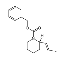 benzyl (R,E)-2-(prop-1-en-1-yl)piperidine-1-carboxylate结构式