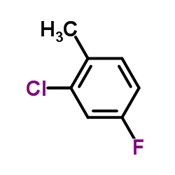 2-Chloro-4-fluorotoluene Structure