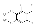 2,6-Dichloro-3,4-dimethoxybenzaldehyde Structure