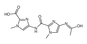 4-(4-ACETAMIDO-1-METHYL-1H-IMIDAZOLE-2-CARBOXAMIDO)-1-METHYL-1H-IMIDAZOLE-2-CARBOXYLIC ACID Structure