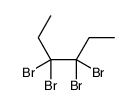 3,3,4,4-tetrabromohexane结构式