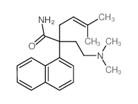 1-Naphthaleneacetamide,a-[2-(dimethylamino)ethyl]-a-(3-methyl-2-buten-1-yl)- structure